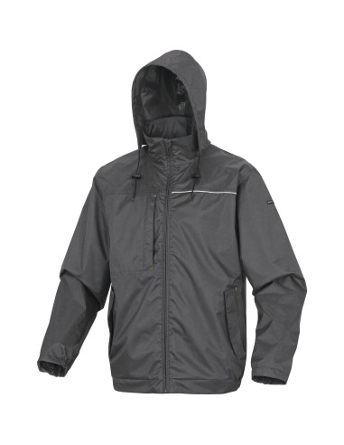 2 - Giubbotto da pioggia poliestere impermeabile spalmato pvc Deltaplus lite