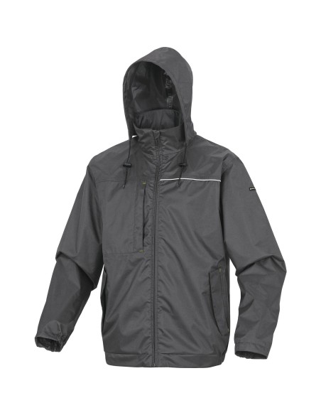 2 - Giubbotto da pioggia poliestere impermeabile spalmato pvc Deltaplus lite