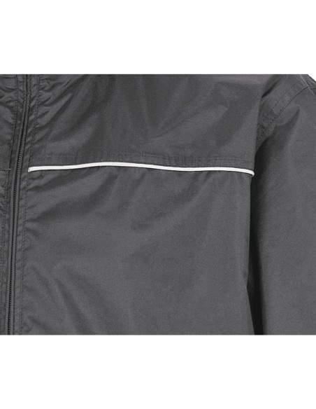 3 - Giubbotto da pioggia poliestere impermeabile spalmato pvc Deltaplus lite