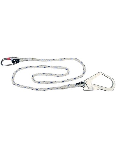 1 - Fune per dispositivi anticaduta Deltaplus lo007150cd corda intrecciata 1,5 metri