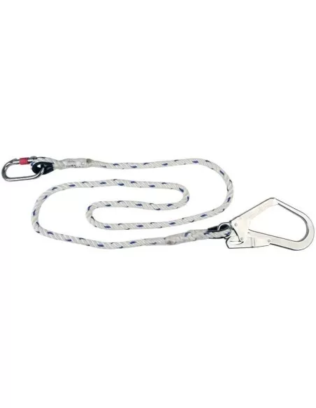 1 - Fune per dispositivi anticaduta Deltaplus lo007150cd corda intrecciata 1,5 metri