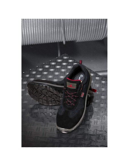 4 - Scarpa antinfortunistica bassa scamosciata lavoro estiva Deltaplus asti s1p src