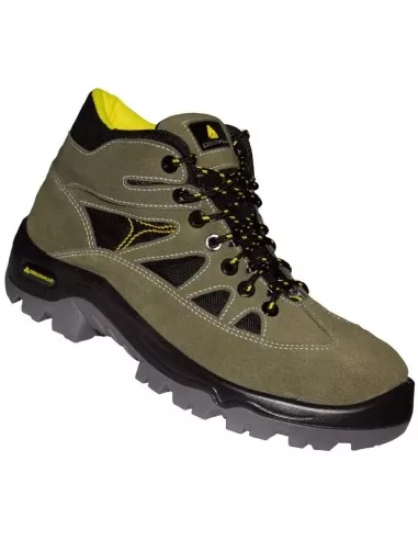 1 - Scarpa antinfortunistica alta pelle scamosciata lavoro Deltaplus auribeau3 s1p