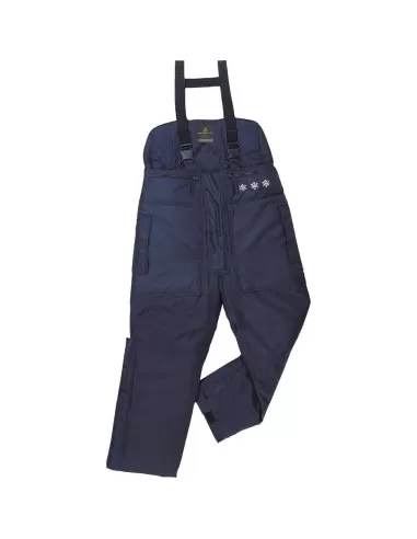 1 - Pantalone Deltaplus austral ii termico pettorina imbottito lavoro freddo