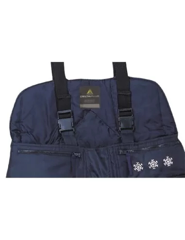 2 - Pantalone Deltaplus austral ii termico pettorina imbottito lavoro freddo
