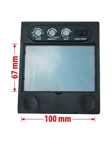3 - Maschera casco lcd per saldatura autoscurante saldatore Deltaplus barrier 2