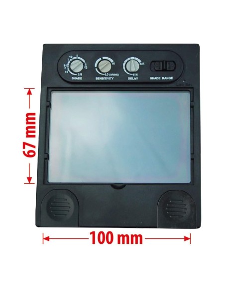 3 - Maschera casco lcd per saldatura autoscurante saldatore Deltaplus barrier 2
