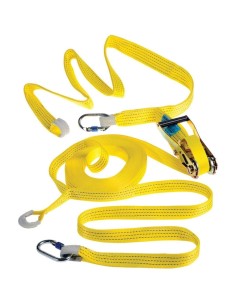 1 - Linea di vita temporanea orizzontale con cinghia Deltaplus speedline lv201