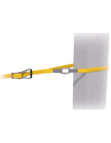 2 - Linea di vita temporanea orizzontale con cinghia Deltaplus speedline lv201