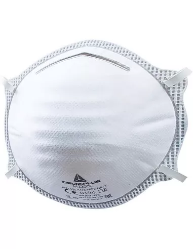 1 - Kit 20 mascherine Deltaplus ffp2 m1200 conchiglia no valvola x polveri