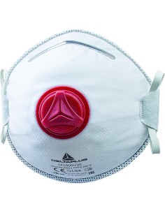 1 - Kit 10 mascherine Deltaplus ffp3 m1300v2 conchiglia valvola x polveri