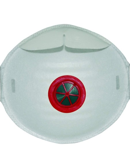 2 - Kit 10 mascherine Deltaplus ffp3 m1300v2 conchiglia valvola x polveri