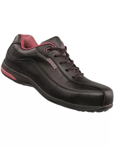 1 - Scarpa antinfortunistica da donna bassa in pelle lavoro Deltaplus cannes s3 src