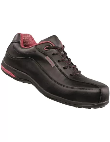 1 - Scarpa antinfortunistica da donna bassa in pelle lavoro Deltaplus cannes s3 src