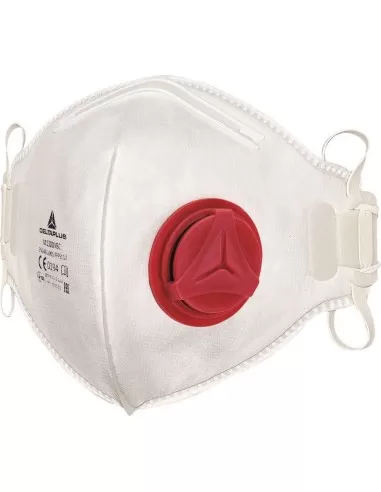 1 - Kit 10 mascherine Deltaplus ffp3 m1300vb piegata con valvola x polveri