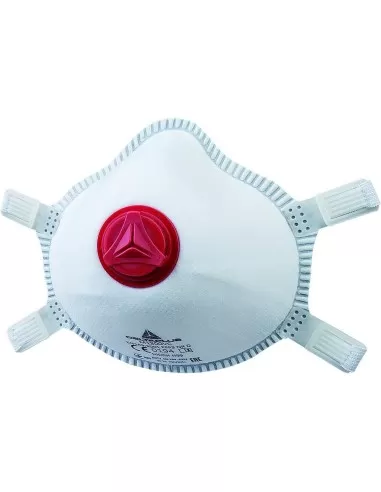 1 - Kit 5 mascherine Deltaplus ffp3 m1300v conchiglia con valvola x polveri