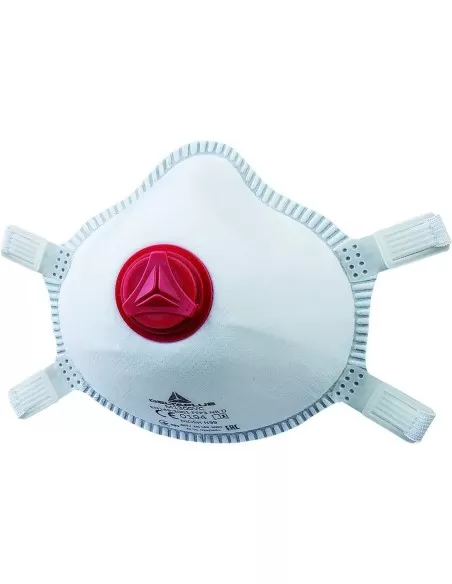 1 - Kit 5 mascherine Deltaplus ffp3 m1300v conchiglia con valvola x polveri
