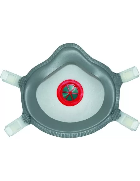 2 - Kit 5 mascherine Deltaplus ffp3 m1300v conchiglia con valvola x polveri