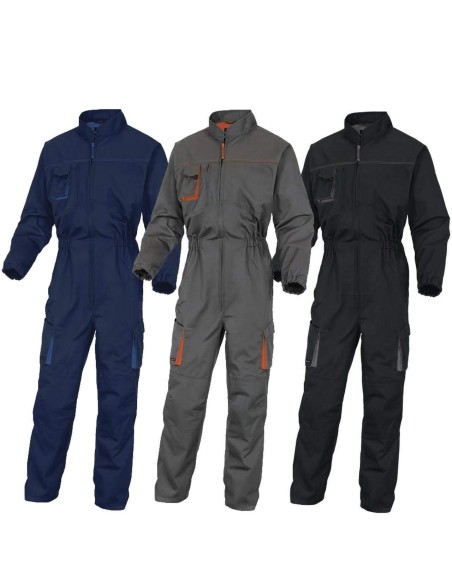 1 - Tuta Deltaplus m2co2 mach 2 panoply da lavoro grigio blu nero