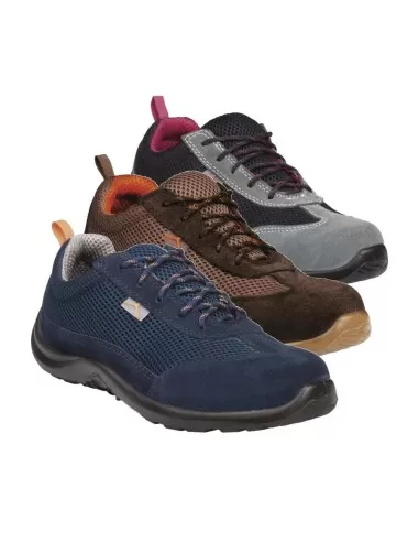 1 - Scarpa antinfortunistica bassa pelle scamosciata Deltaplus como s1p src