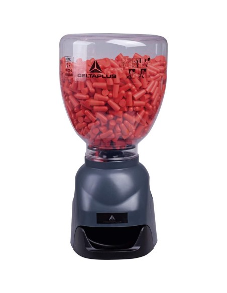 2 - Dispenser 500 tappi auricolari antirumore orecchie Deltaplus conic display