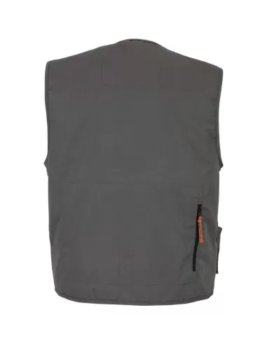 4 - Gilet Deltaplus m2gi2 mach 2 panoply da lavoro multitasche grigio blu