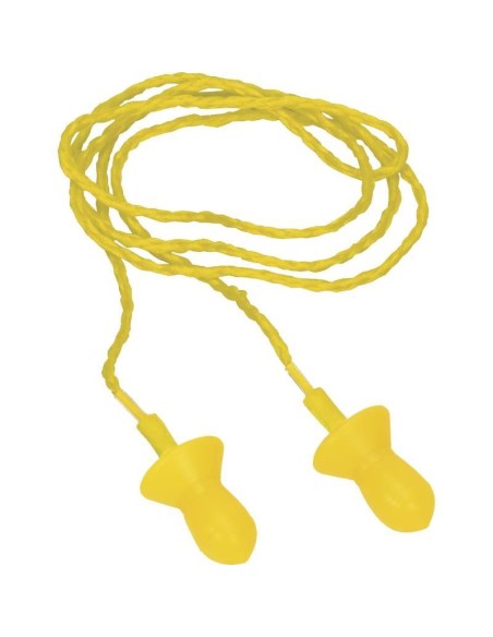 1 - Kit 10 paia tappi auricolari antirumore orecchie Deltaplus conicsof010 cordino