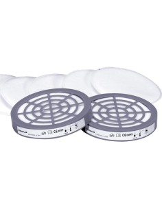 1 - Kit 6 pre-filtri p2 per semi-maschere serie m6000-jupiter Deltaplus m6000e prep2