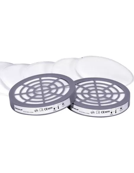 1 - Kit 6 pre-filtri p2 per semi-maschere serie m6000-jupiter Deltaplus m6000e prep2 1 - Kit 6 pre-filtri p2 per semi-maschere serie m6000-jupiter Deltaplus m6000e prep2