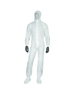 1 - Tuta monouso lavoro Deltaplus dt117 deltatek 5000 laminata cat 3 tipo 5-b 6-b