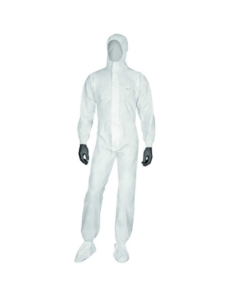 1 - Tuta monouso lavoro Deltaplus dt117 deltatek 5000 laminata cat 3 tipo 5-b 6-b