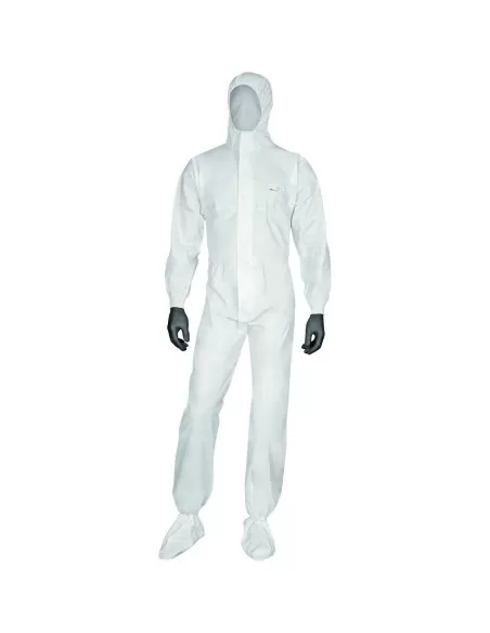 1 - Tuta monouso lavoro Deltaplus dt117 deltatek 5000 laminata cat 3 tipo 5-b 6-b