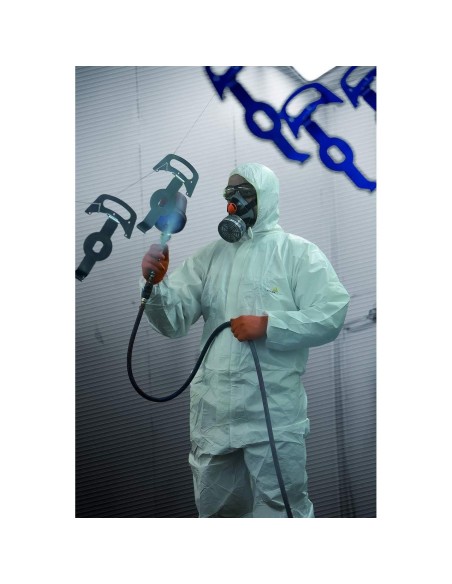 6 - Tuta monouso lavoro Deltaplus dt117 deltatek 5000 laminata cat 3 tipo 5-b 6-b