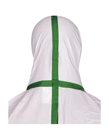 2 - Tuta monouso lavoro Deltaplus dt119 deltatek 5000 microforata cat 3 4-b 5-b 6-b