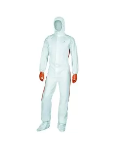 1 - Tuta monouso lavoro Deltaplus dt125 deltatek 5000 laminata cat 3 tipo 5 6