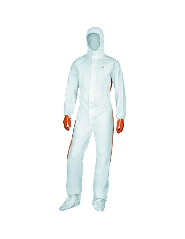 1 - Tuta monouso lavoro Deltaplus dt125 deltatek 5000 laminata cat 3 tipo 5 6