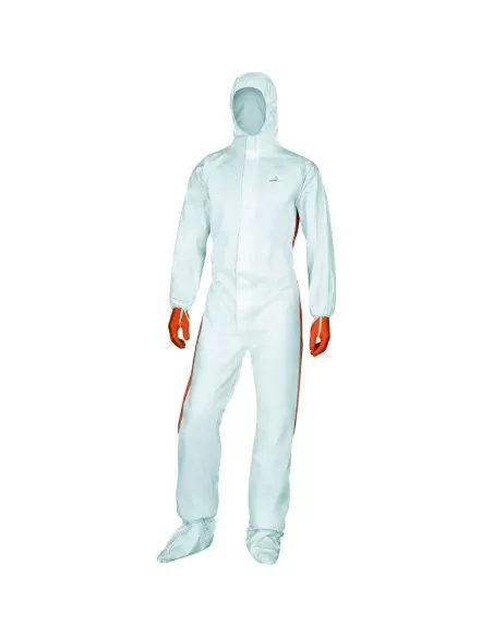 1 - Tuta monouso lavoro Deltaplus dt125 deltatek 5000 laminata cat 3 tipo 5 6