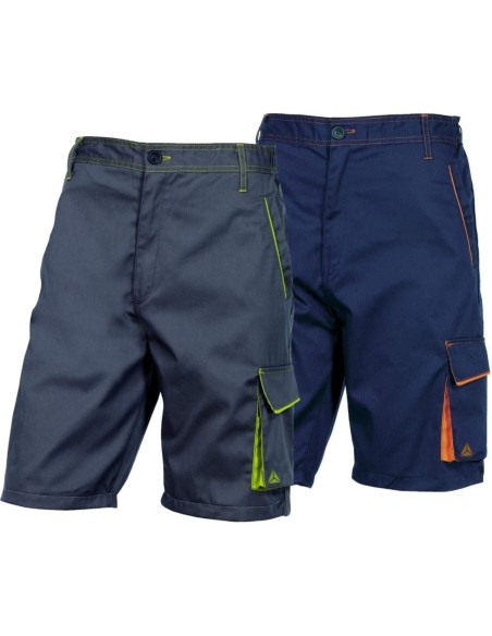 1 - Bermuda Deltaplus m6ber panostyle pantalone corto lavoro grigio blu