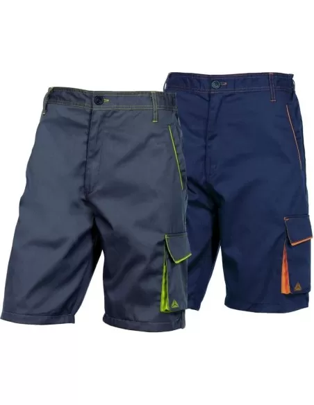 1 - Bermuda Deltaplus m6ber panostyle pantalone corto lavoro grigio blu