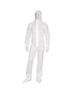 1 - Tuta monouso lavoro Deltaplus dt221 deltatek 6000 microforata cat 3 tipo 5 6