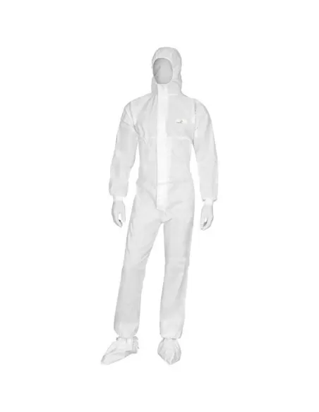 1 - Tuta monouso lavoro Deltaplus dt221 deltatek 6000 microforata cat 3 tipo 5 6