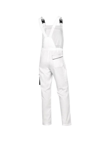 3 - Salopette pettorina Deltaplus m6sal panostyle da lavoro grigio blu marrone