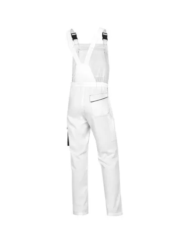 3 - Salopette pettorina Deltaplus m6sal panostyle da lavoro grigio blu marrone