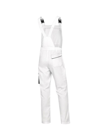 3 - Salopette pettorina Deltaplus m6sal panostyle da lavoro grigio blu marrone