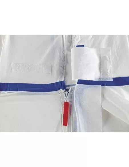 2 - Tuta monouso traspirante da lavoro con cappuccio tipo 4b 5b 6b Deltaplus dt250