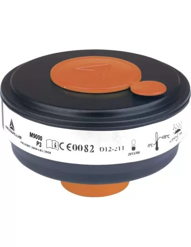 1 - Kit 4 filtri Deltaplus m9000 p3 per maschere m9200 m9300 m8200 x polveri venitex