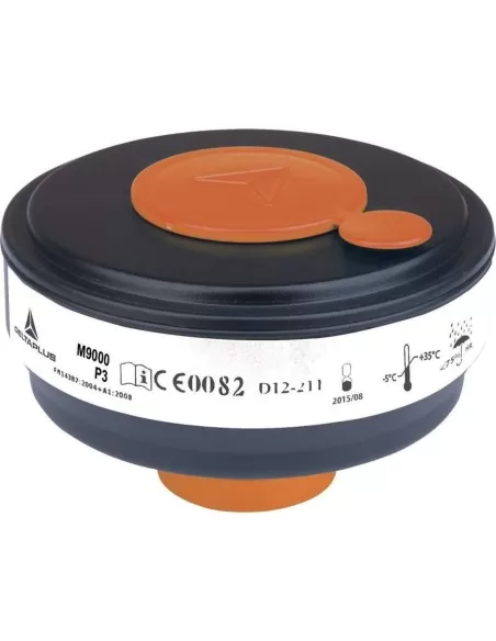 1 - Kit 4 filtri Deltaplus m9000 p3 per maschere m9200 m9300 m8200 x polveri venitex
