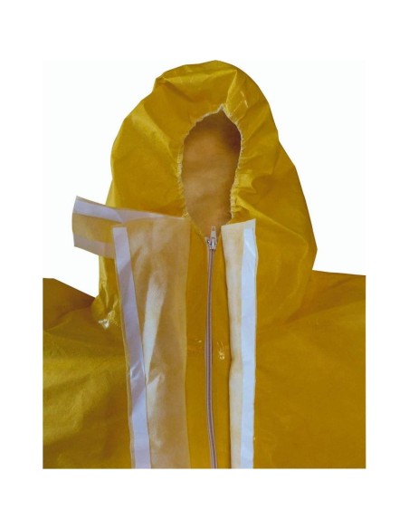 2 - Tuta monouso cappuccio Deltaplus dt300 deltachem cat 3 tipo 3 b 4 b 5 b 6