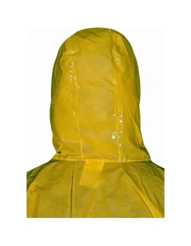 3 - Tuta monouso cappuccio Deltaplus dt300 deltachem cat 3 tipo 3 b 4 b 5 b 6