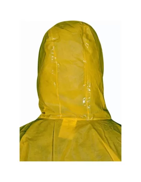 3 - Tuta monouso cappuccio Deltaplus dt300 deltachem cat 3 tipo 3 b 4 b 5 b 6